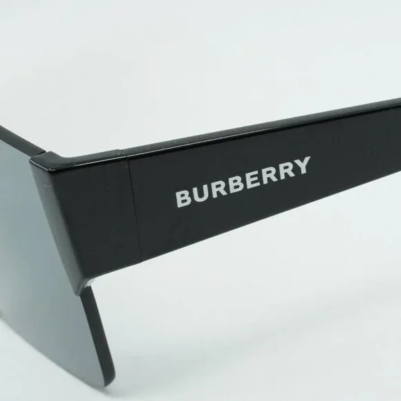 Burberry BE4291 40496G Sunglasses White/Black Shield Frame  display picture 1